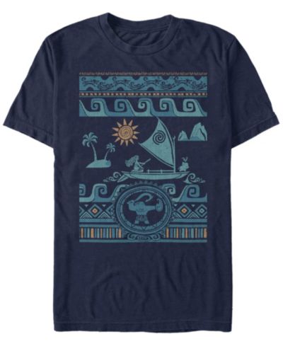 Мужская футболка Disney Moana Ocean Sweater Collage с коротким рукавом