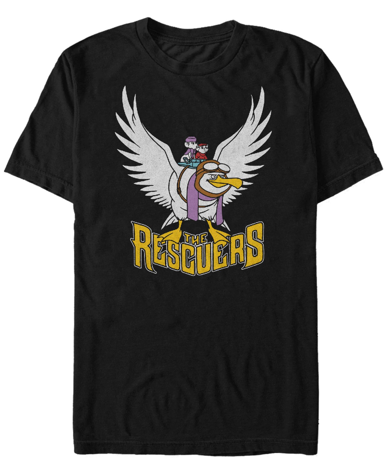 Мужская футболка Disney Rescuers Orville Flight Logo с коротким рукавом