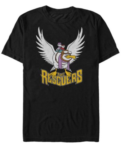 Мужская футболка Disney Rescuers Orville Flight Logo с коротким рукавом