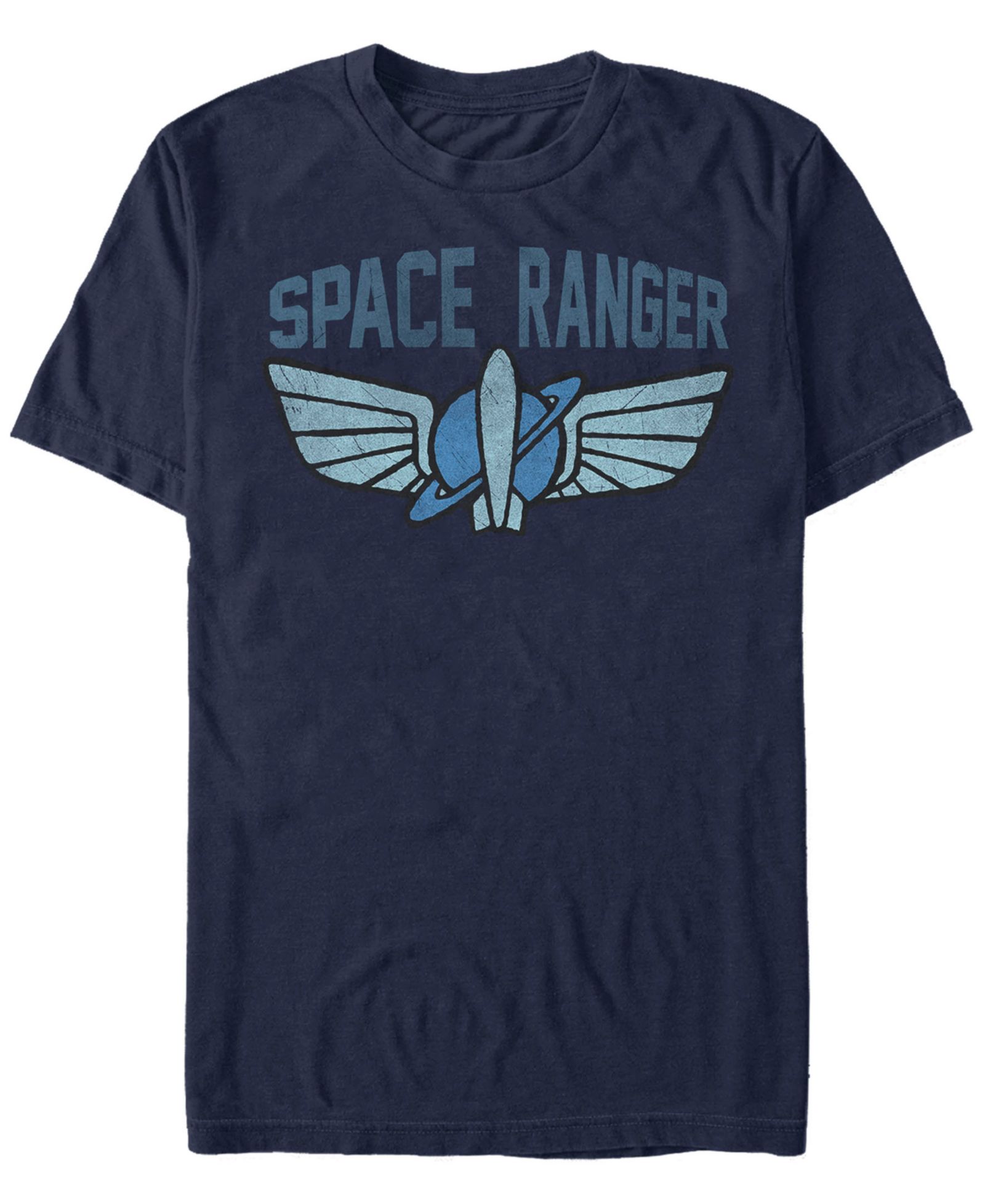 Мужская футболка Disney Toy Story Space Ranger Star Command Logo с коротким рукавом