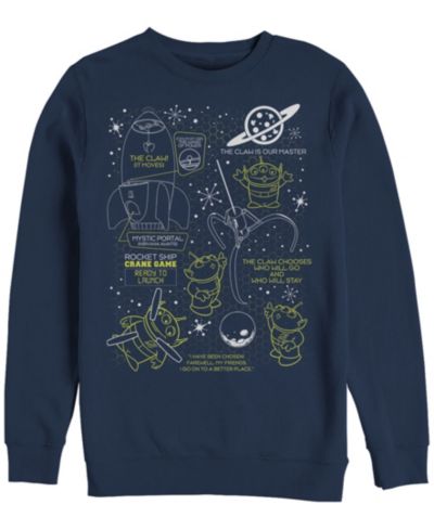 Disney Pixar Мужская флисовая кофта Disney Pixar Toy Story Aliens