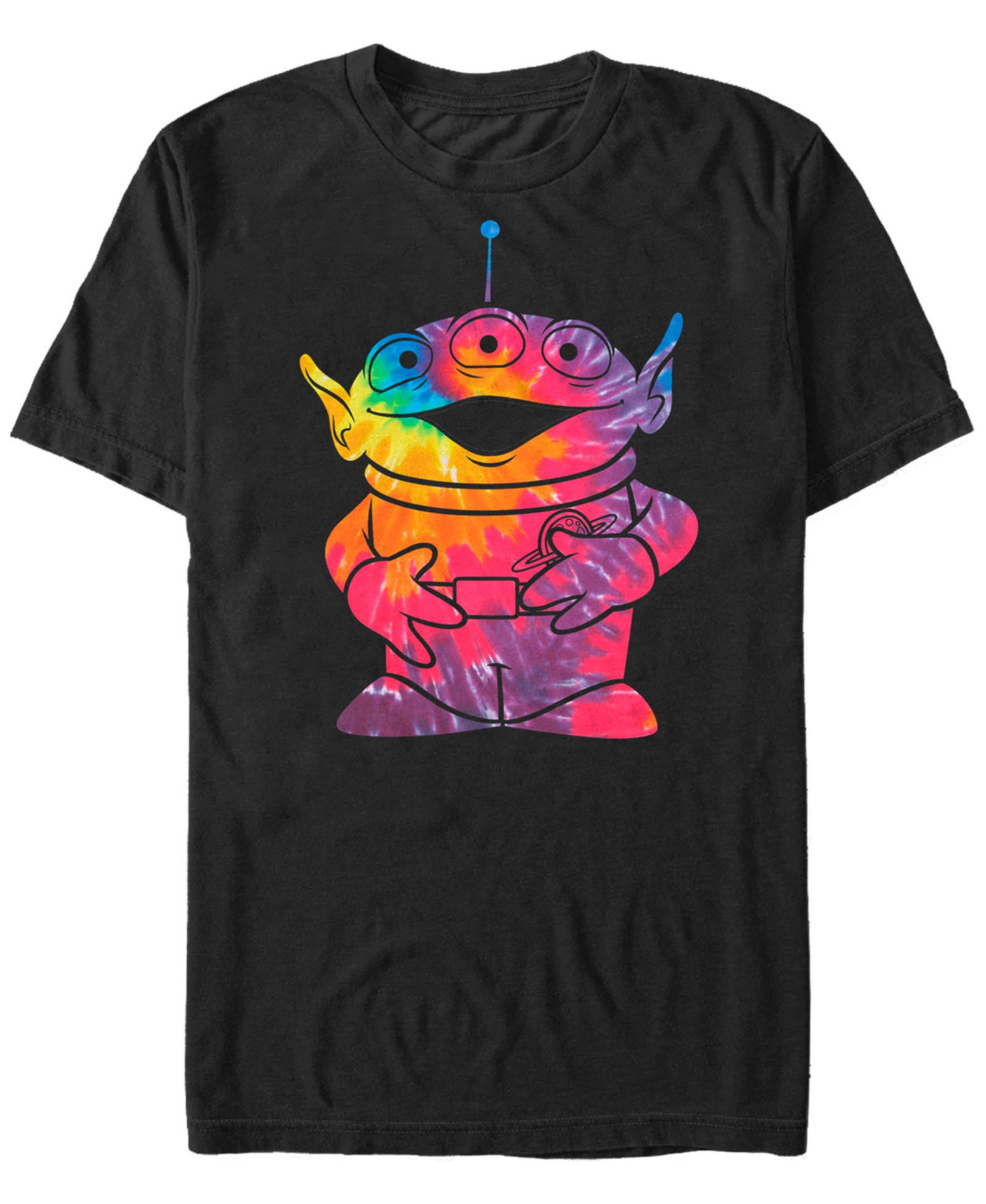 Мужская футболка Disney Pixar Toy Story Tie Dye Alien с коротким рукавом