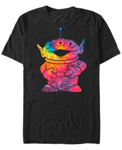 Мужская футболка Disney Pixar Toy Story Tie Dye Alien с коротким рукавом