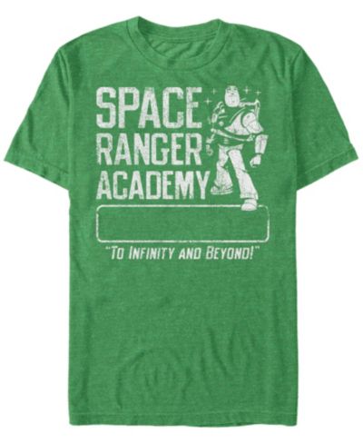 Футболка Disney Pixar Men's Buzz Lightyear Space Ranger Academy с коротким рукавом