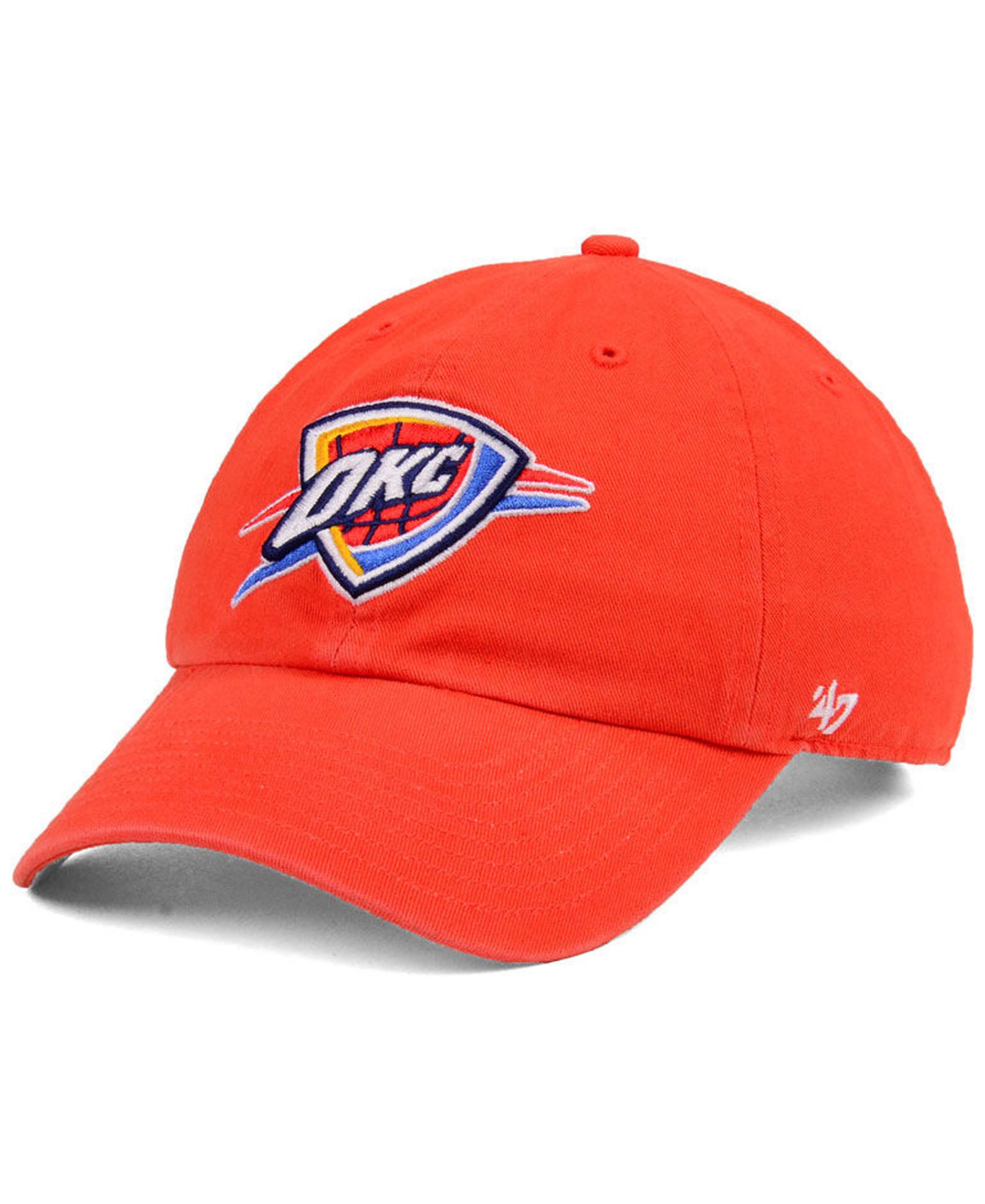Кепка '47 Brand Oklahoma City Thunder NBA CLEAN UP Strapback