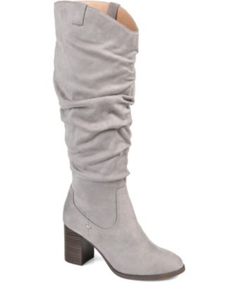 Journee Collection Women's Aneil Extra Wide Calf Slouchy Dress Boots