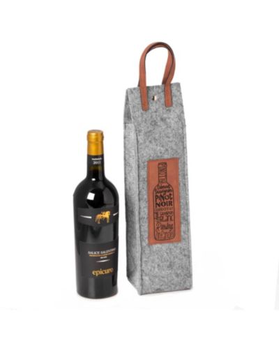 Сумка-чехол для вина Bey-Berk Wines of The World из фетра