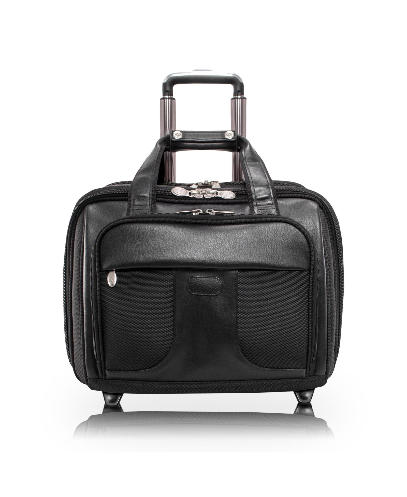 Портфель-чемодан для ноутбука McKlein Chicago, 15", с колесиками, съемный