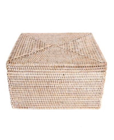 Коробка для хранения из ротанга Artifacts Trading Company с крышкой
