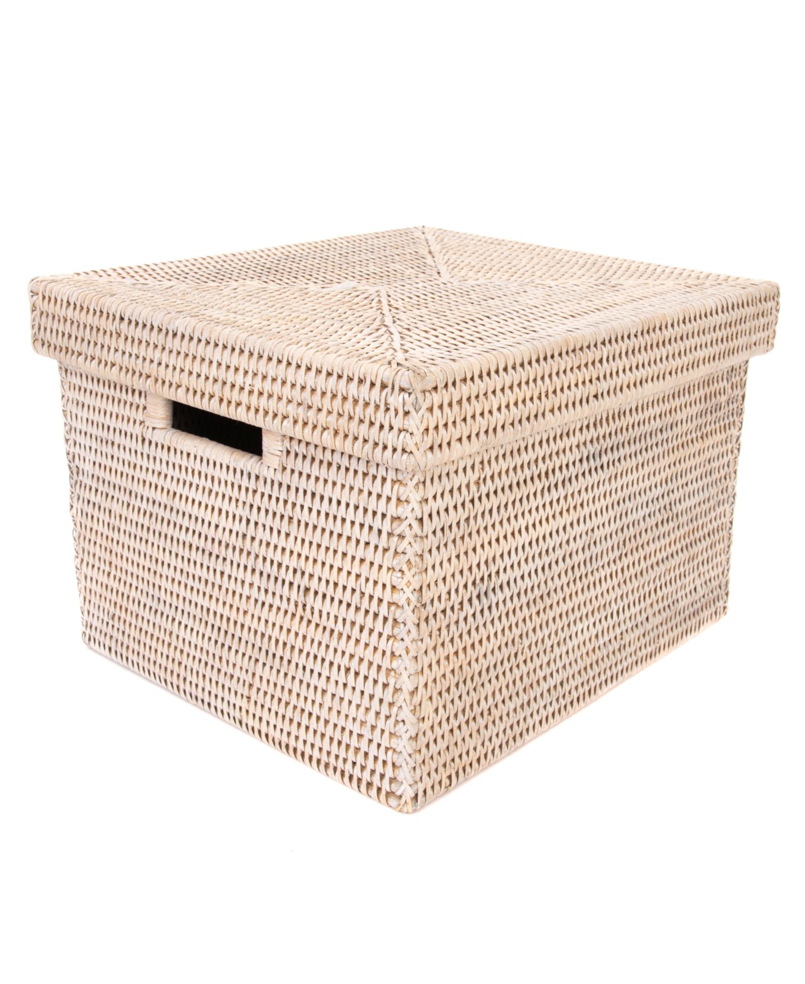Artifacts Trading Company Artifacts Rattan Storage Box with Lid - Letter File