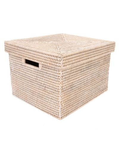 Artifacts Trading Company Artifacts Rattan Storage Box with Lid - Letter File