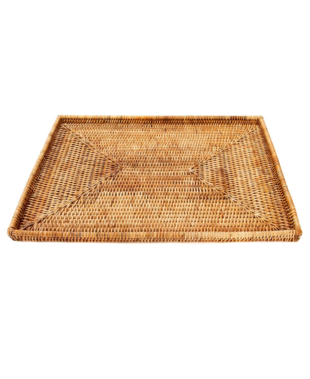 Поднос Artifacts Trading Company Artifacts Rattan Rectangular Flat Tray