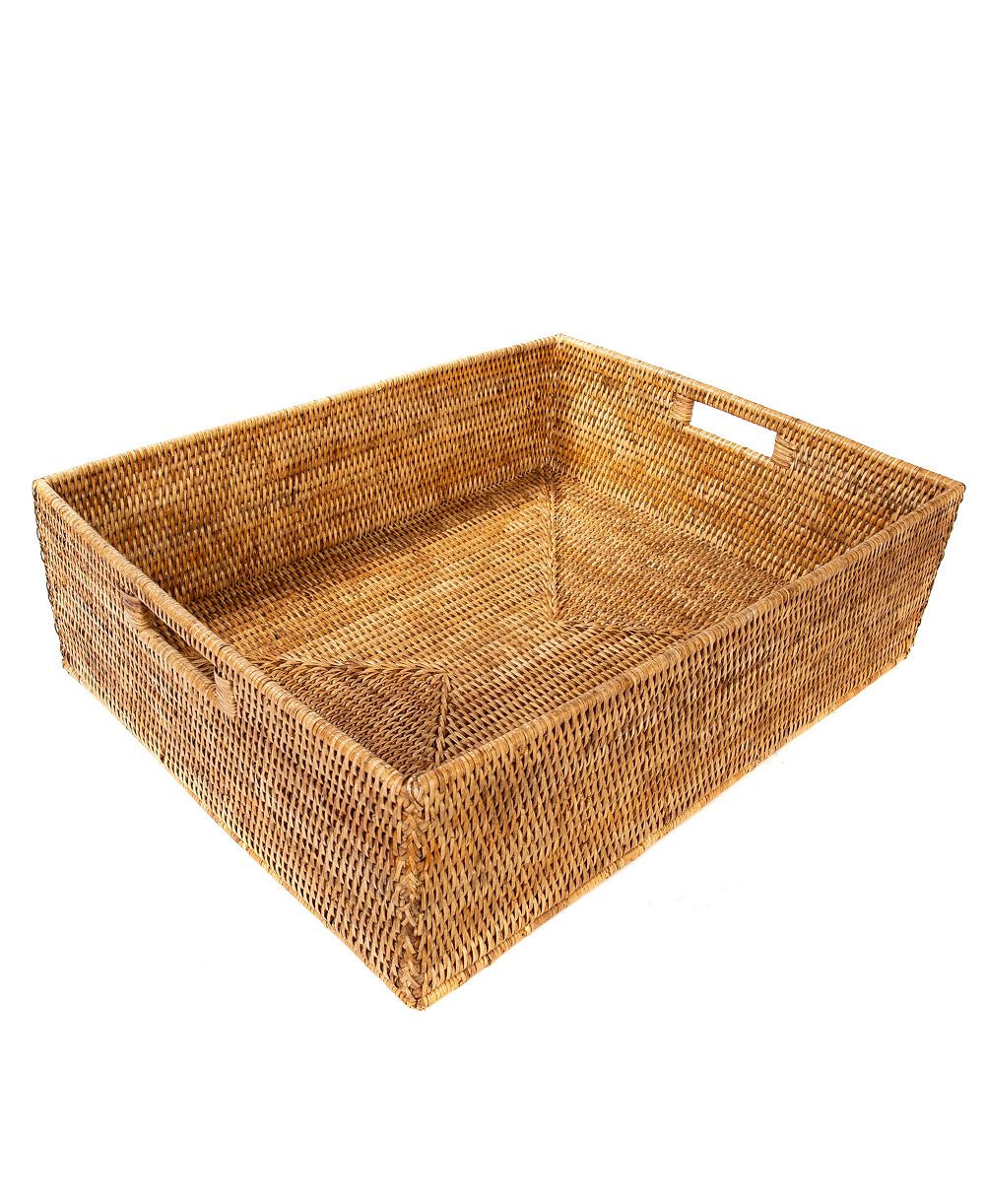Artifacts Trading Company Прямоугольная корзина для хранения из ротанга