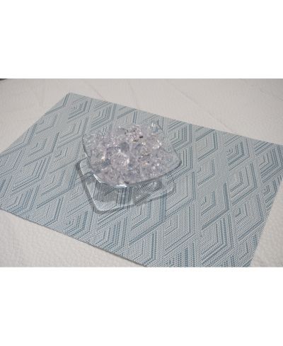 Dainty Home  Diamond Woven Textilene Waterproof, Heat & Stain Resistant Washable Placemat 13x19'' - Set of 6