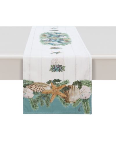 Laural Home Christmas By The Sea Table Runner - 72" x 13"