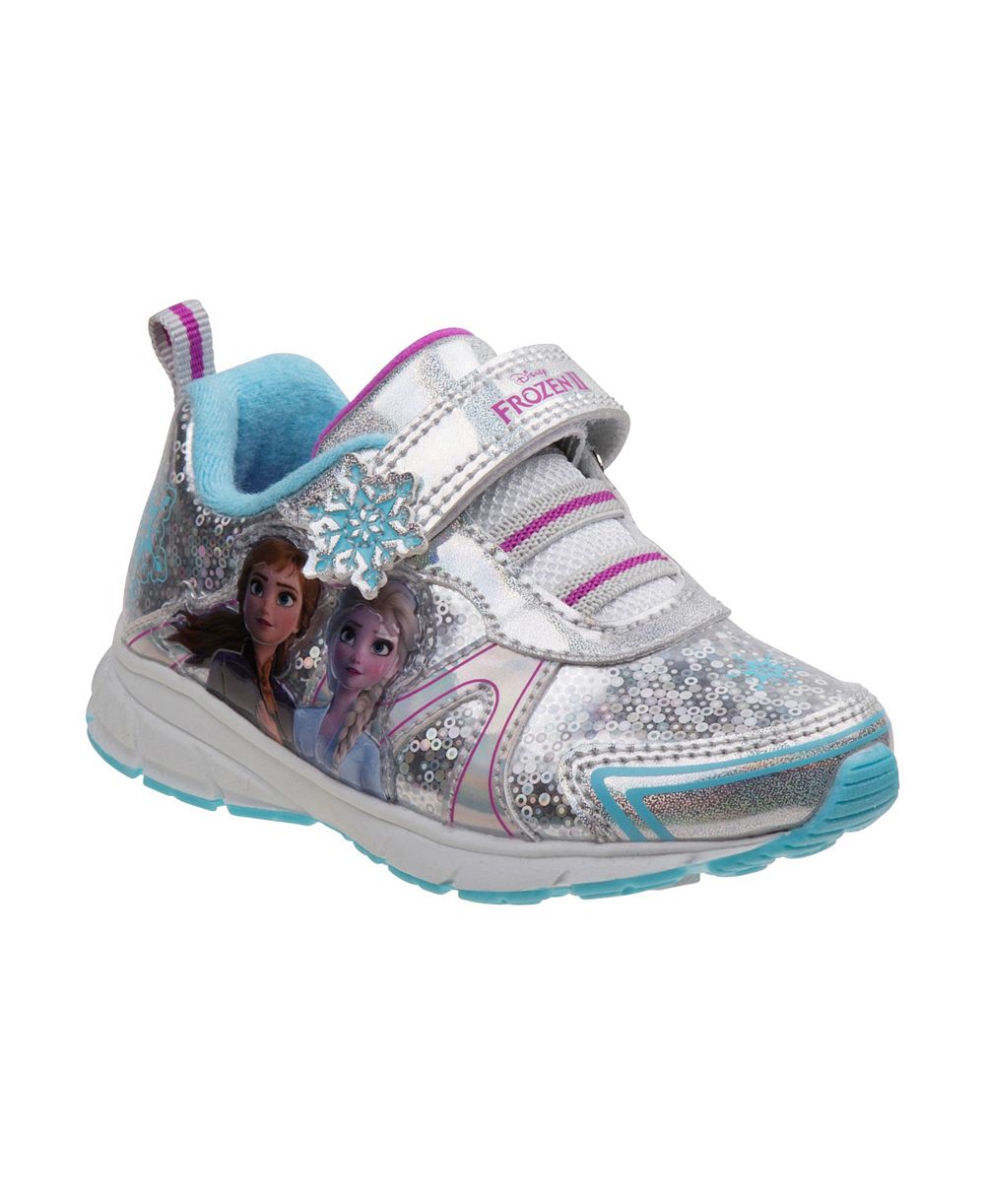 Disney Girl s (7-12) Frozen II Hook & Loop Sneakers
