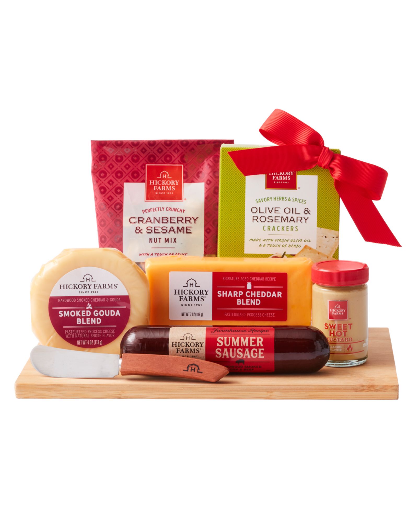 Hickory Farms набор для подачи сыра Gourmet Cheeseboard, 8 предметов