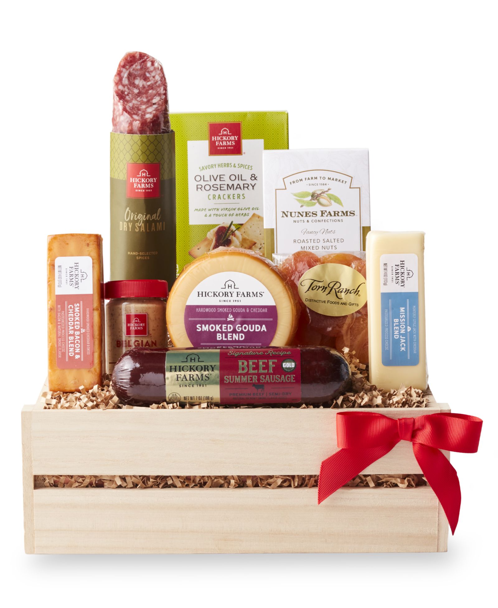Подарочный набор Hickory Farms Premium Meat & Cheese, 9 шт.
