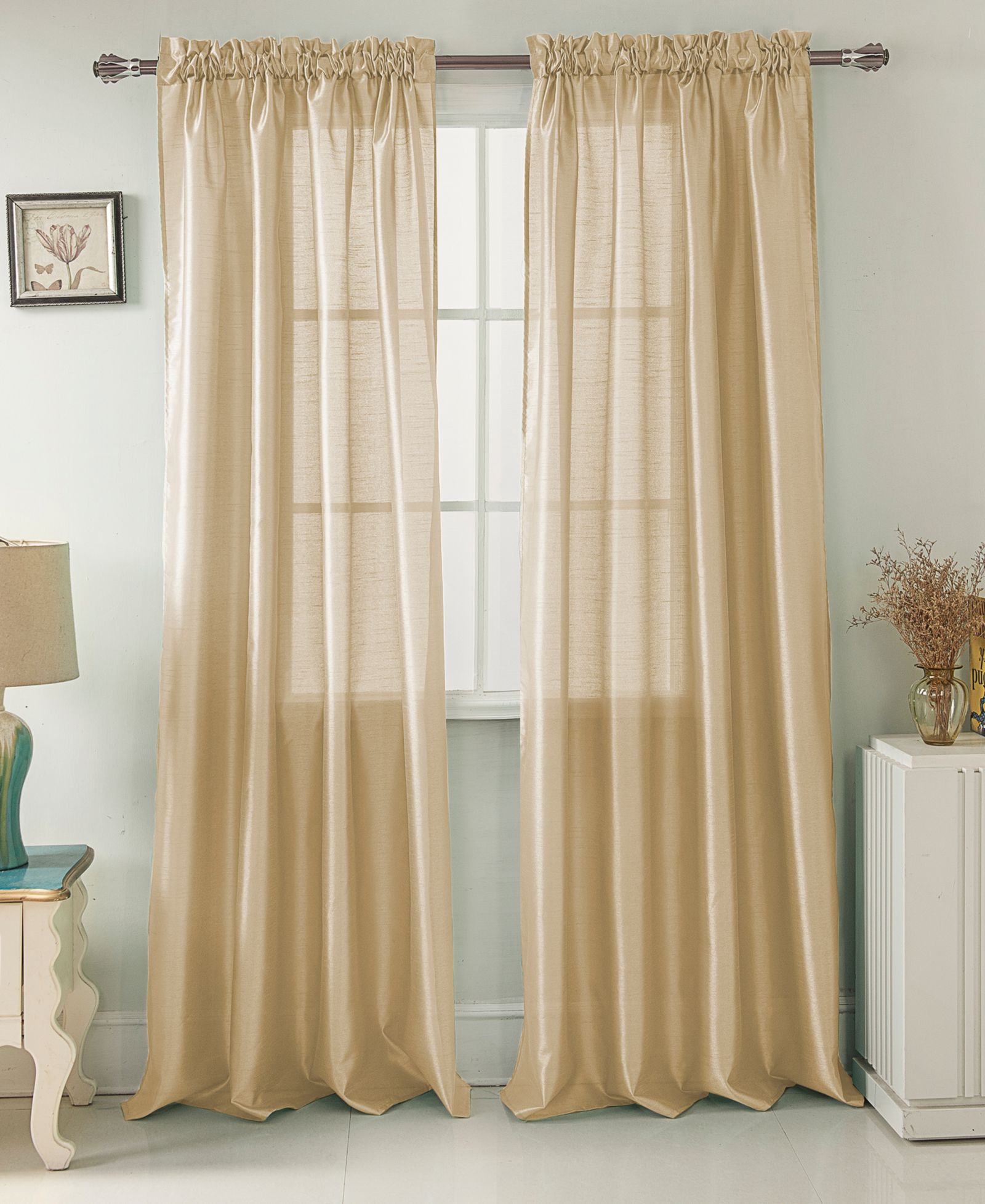 Штора RT Designers Collection Nikki Premium Rod Pocket Curtain Panel
