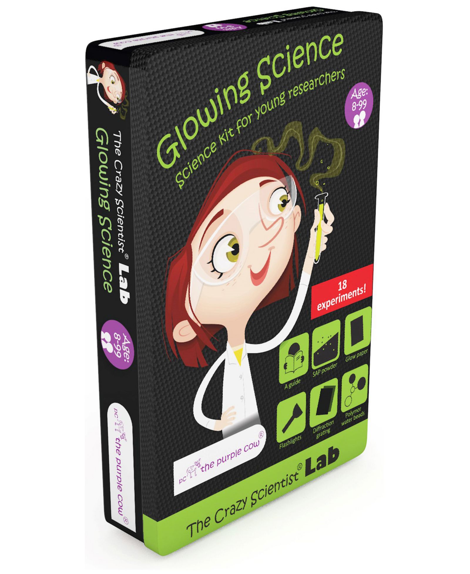 The Purple Cow the Crazy Scientist Lab - Glowing Science