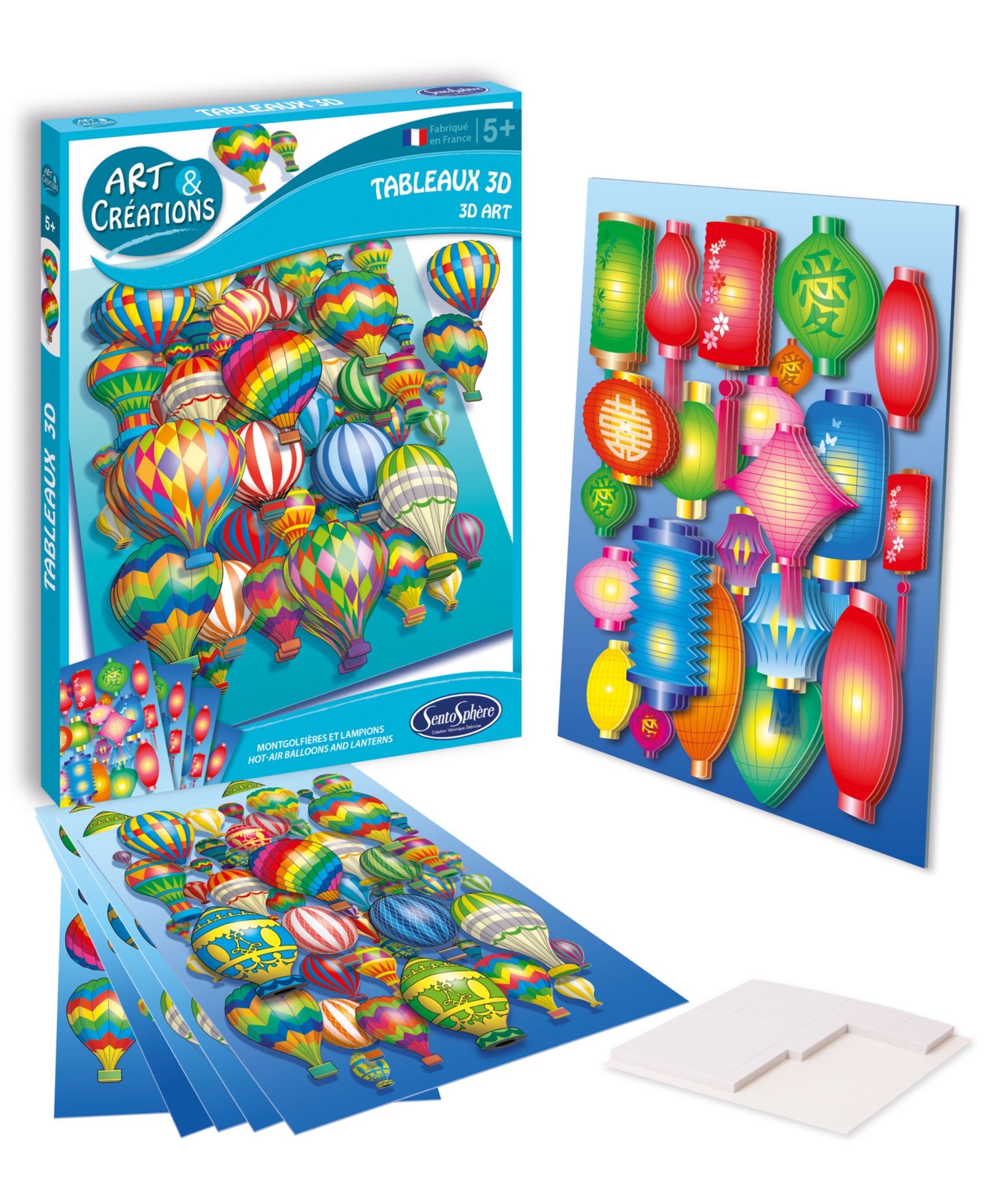 Sentosphere USA 3D Art Hot-Air Balloons and Lanterns