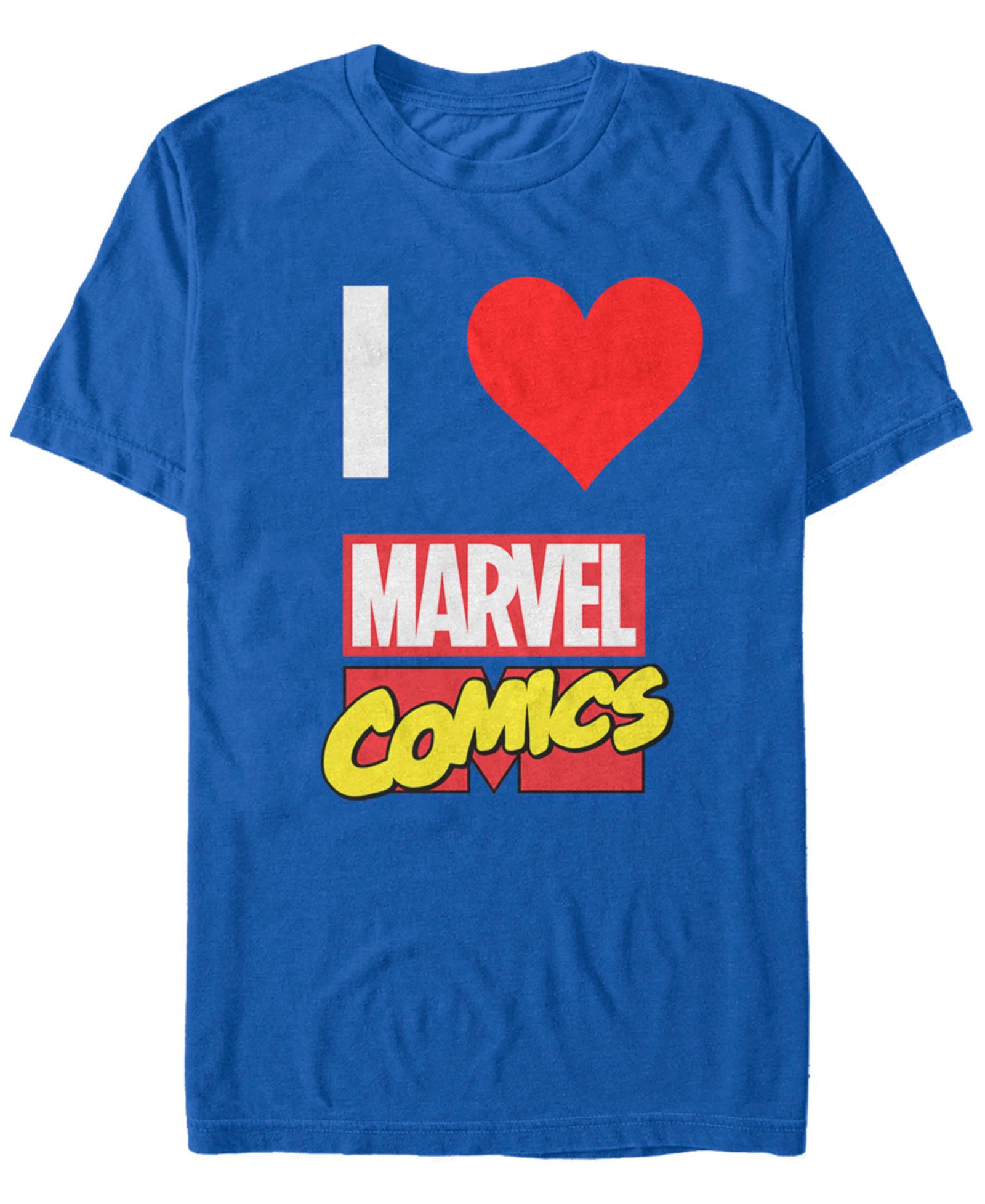 Футболка Marvel Men's I Heart Marvel Comics Short Sleeve