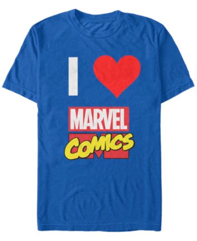 Футболка Marvel Men's I Heart Marvel Comics Short Sleeve