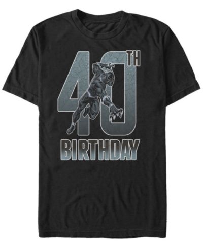 Футболка Fifth Sun Men's Marvel Black Panther 40th Birthday Short Sleeve