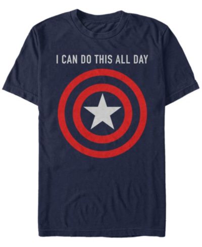 Мужская футболка Fifth Sun Marvel Captain America I Can Do This All Day с логотипом щита