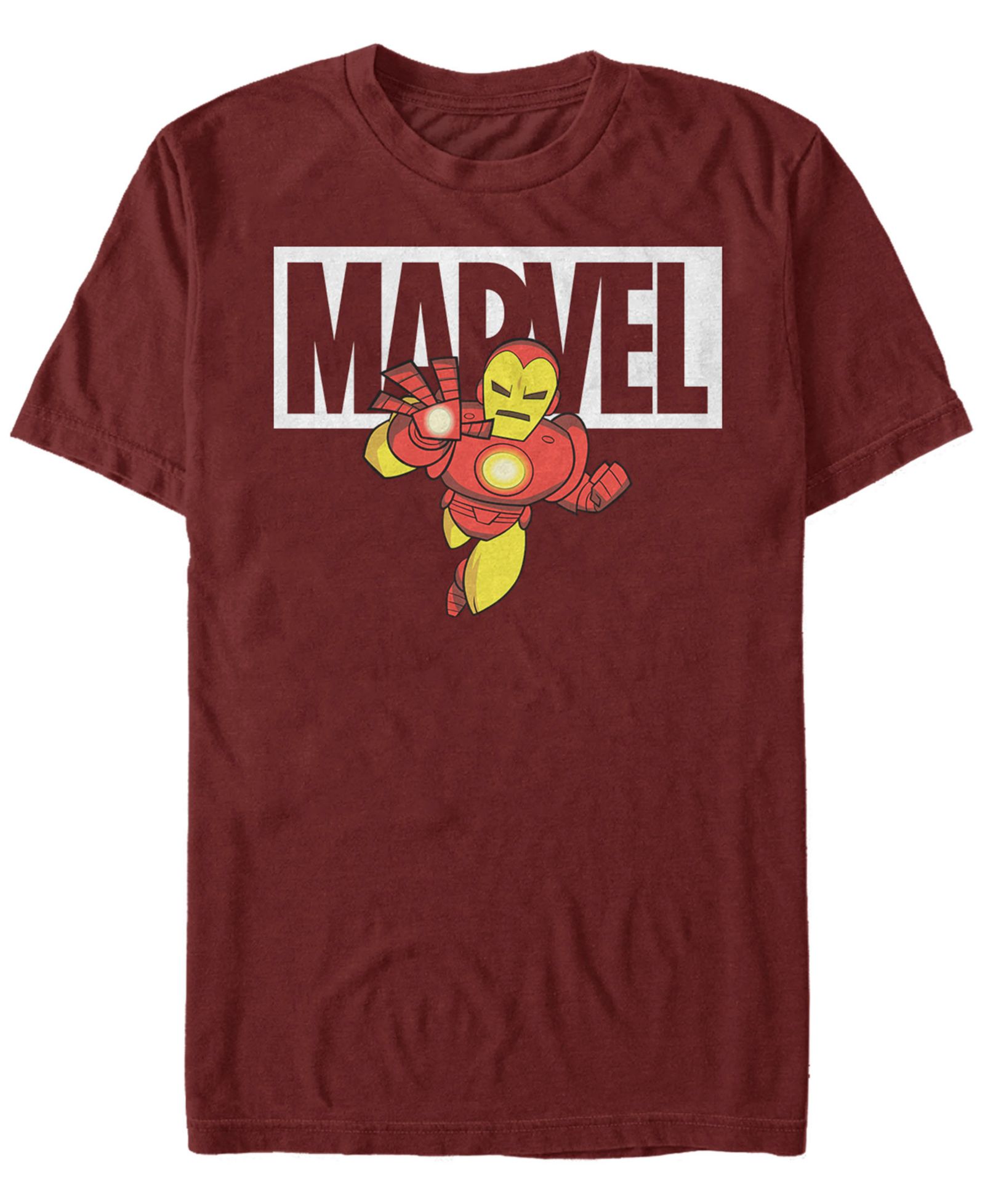 Мужская футболка Fifth Sun Marvel Iron Man Cartoon Brick Logo