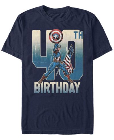 Футболка Fifth Sun Men's Marvel Captain America с коротким рукавом