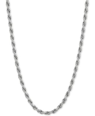 Цепочка-ожерелье Rope Link 20" в серебре Sterling Silver