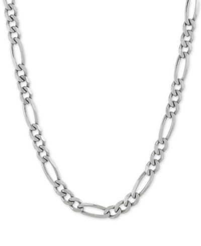 Figaro Link Chain 18" Necklace (4-1/3mm) в стерлинговом серебре