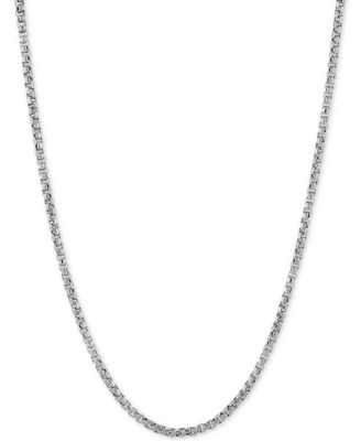 Цепочка-ожерелье с круглыми звеньями, стерлинговое серебро или 18k Gold-Plated Sterling Silver