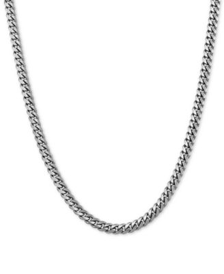 Цепочка Cuban Link 20" из стерлингового серебра или позолоченного серебра 18k Gold