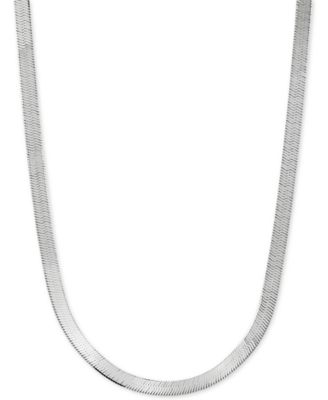Цепочка-ожерелье Herringbone Link 20" в Sterling Silver