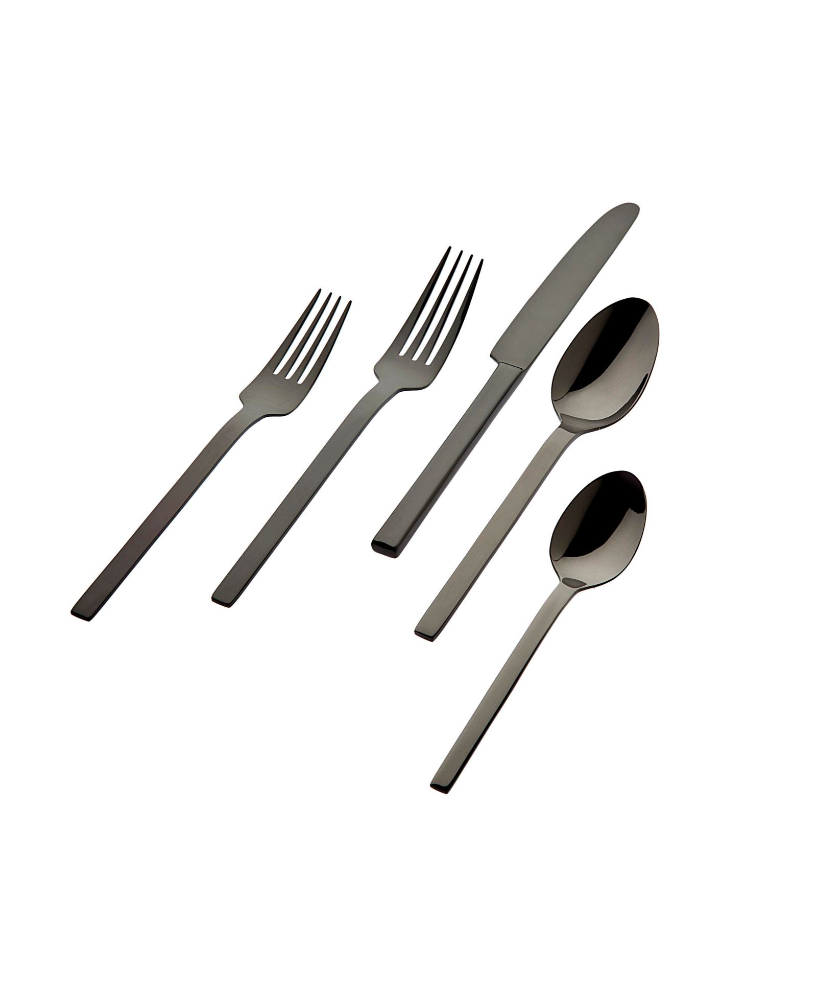 Godinger 18/0 Atlas Mirro black 20-PC Flatware Set, Service for 4