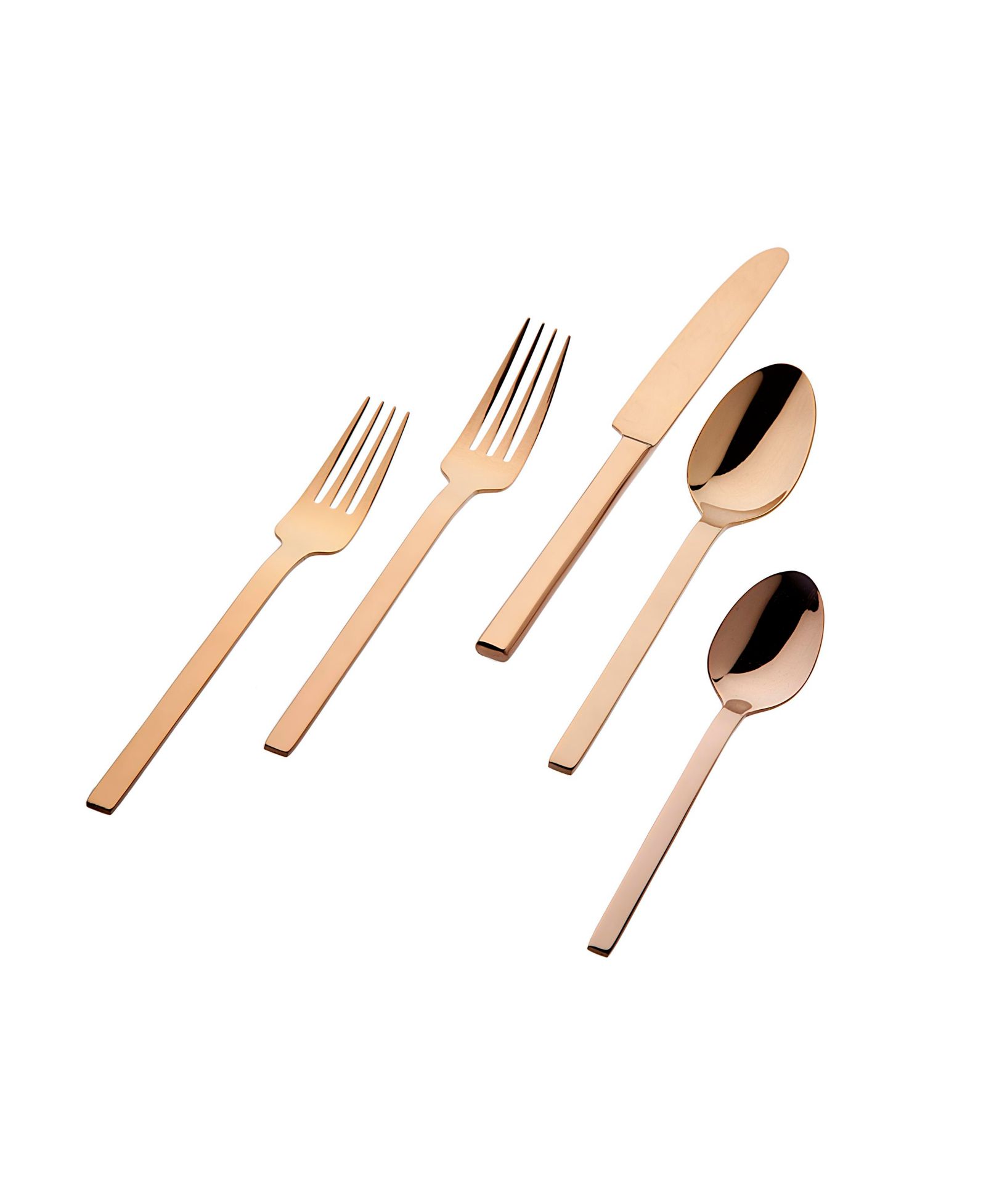 Godinger Набор столовых приборов 20-PC Atlas Mirror Copper 18/0