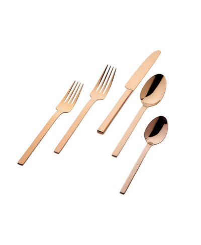 Godinger Набор столовых приборов 20-PC Atlas Mirror Copper 18/0