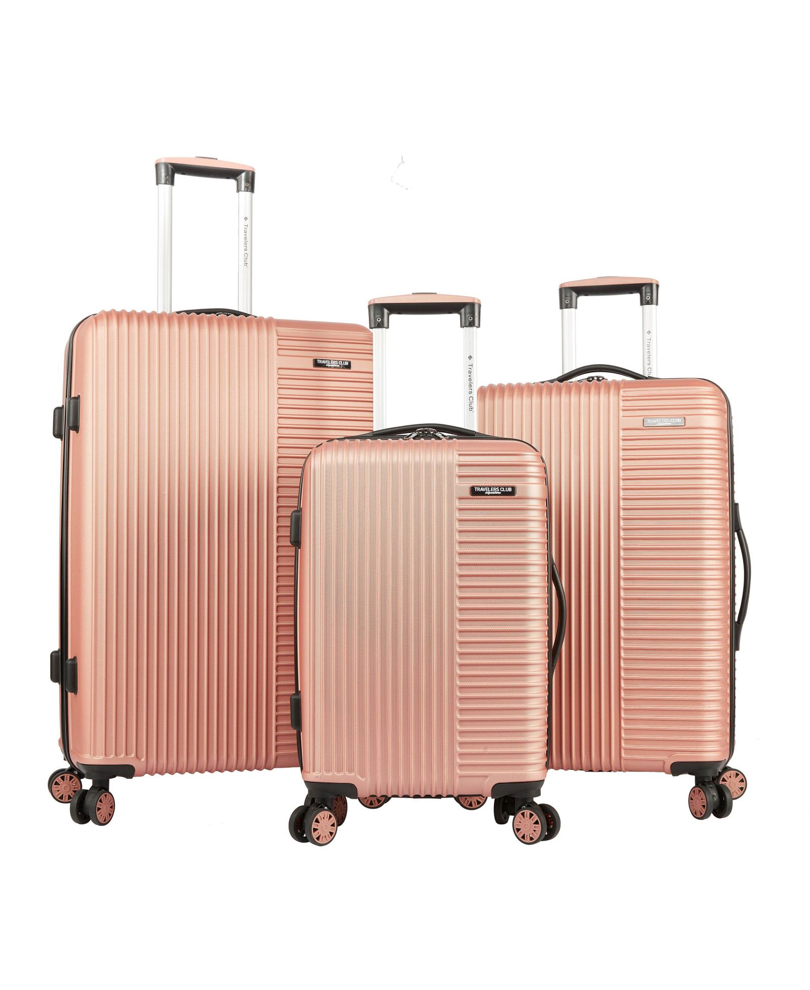 Travelers Club Basette 3-Pc. Hardside Luggage Set, Created for Macy's