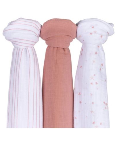 Комплект из 3 спасательных одеял из муслина Ely's & Co. Cotton