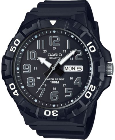 Мужские часы Casio Black Resin Strap, 50mm