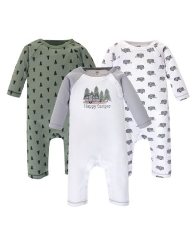 Touched by Nature Baby Boys Soft Natural Cotton Jumpsuit