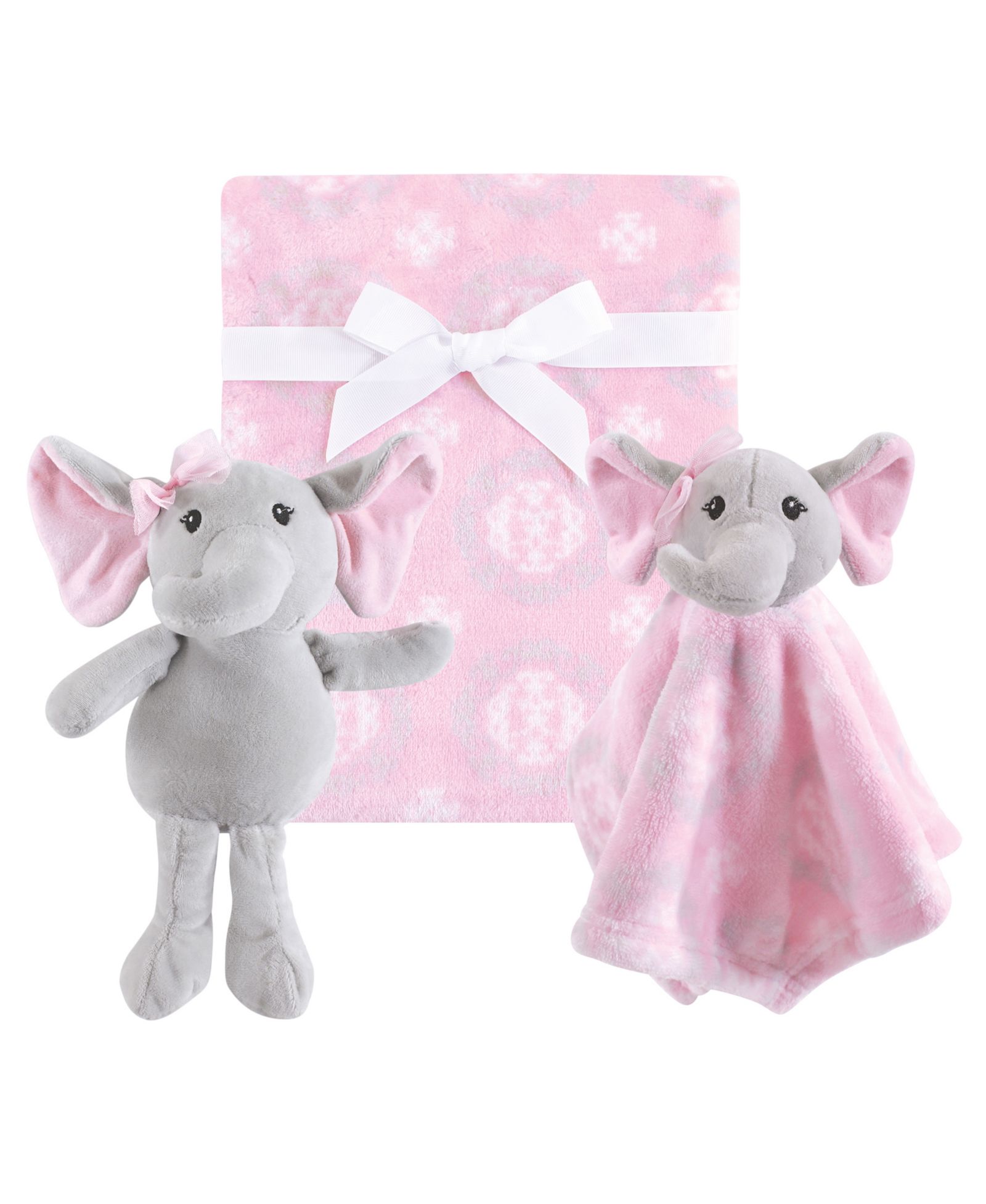 Hudson Baby Plush Blanket, Security Blanket and Toy Set