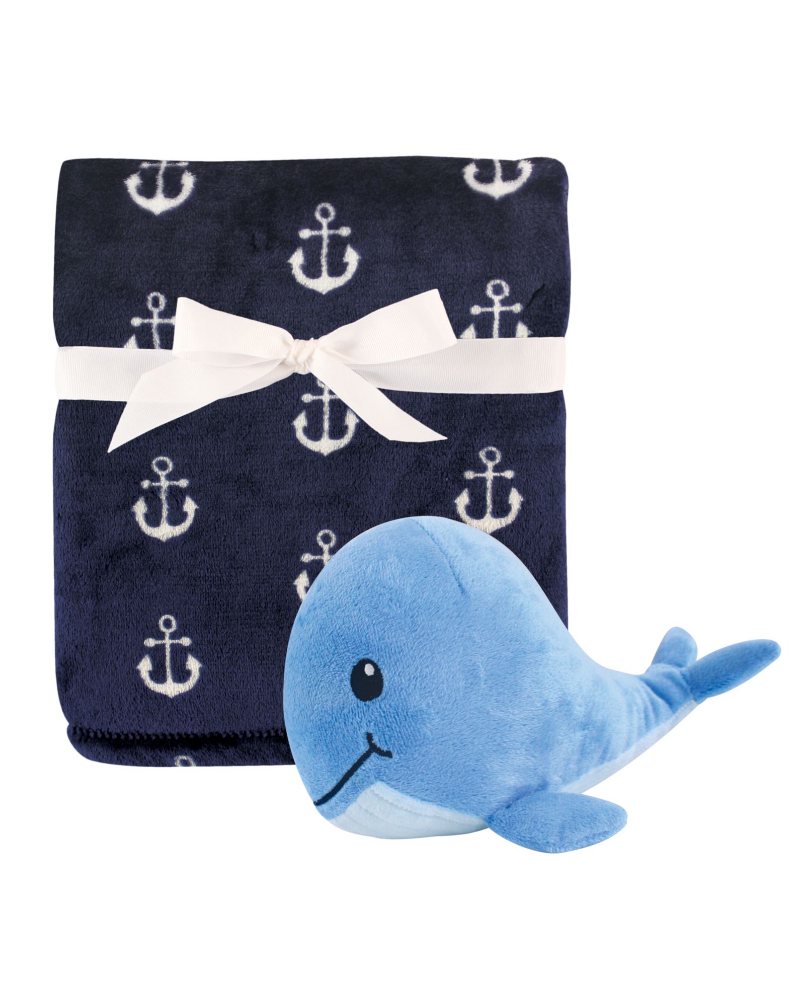 Hudson Baby Cozy Plush Blanket & Toy