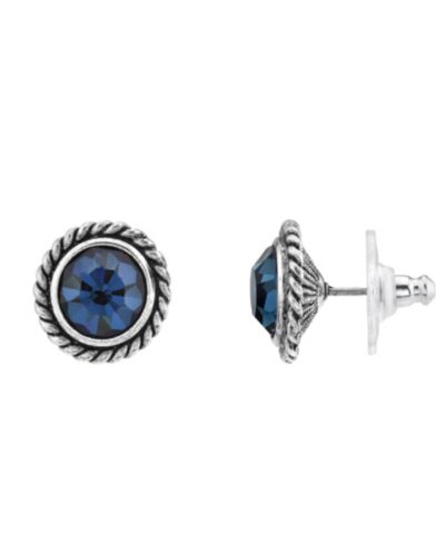 Серьги-гвоздики 2028 Silver-Tone