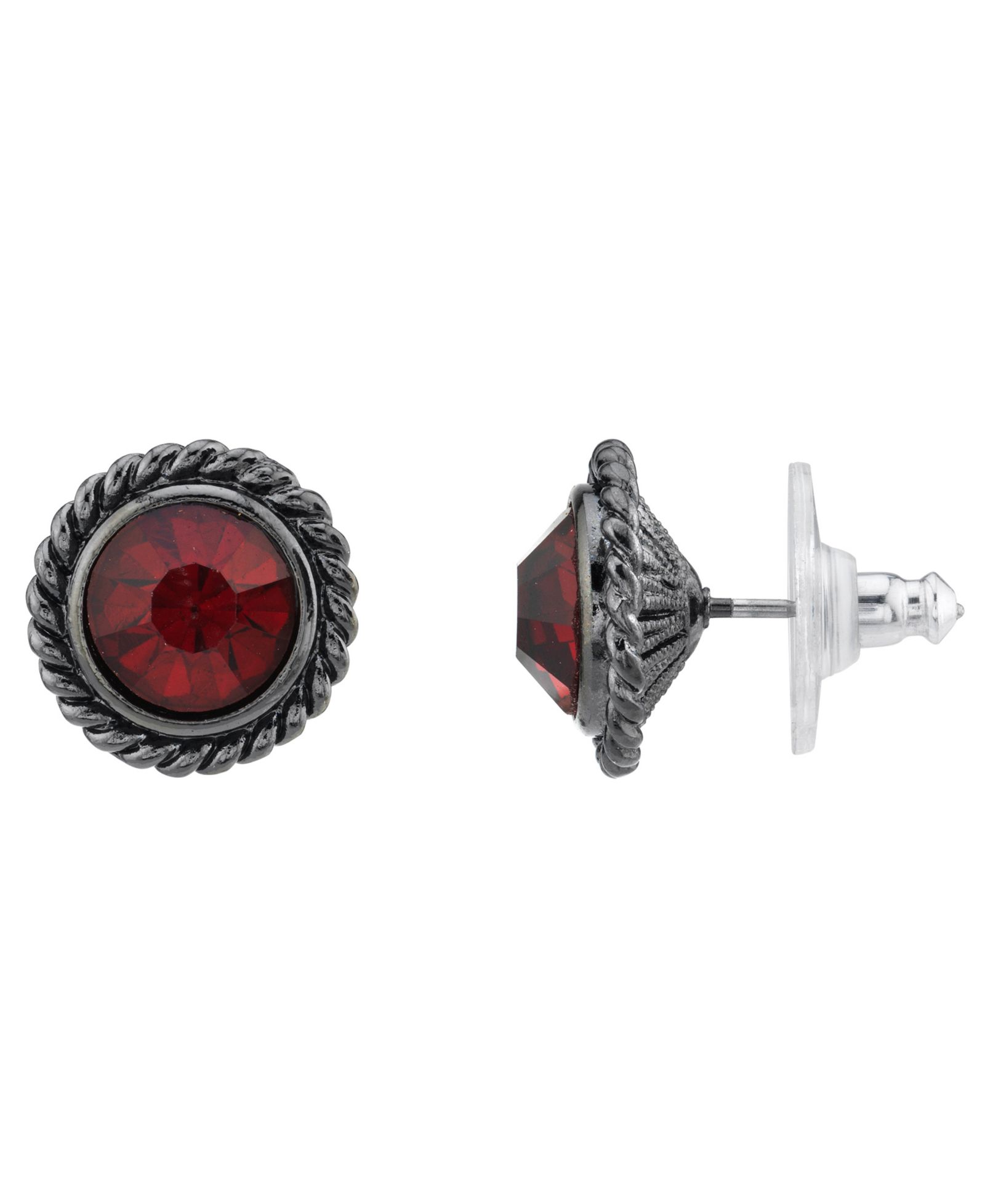 Серьги-гвоздики 2028 Silver-Tone