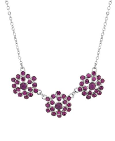 2028 Silver-Tone Collar Necklace