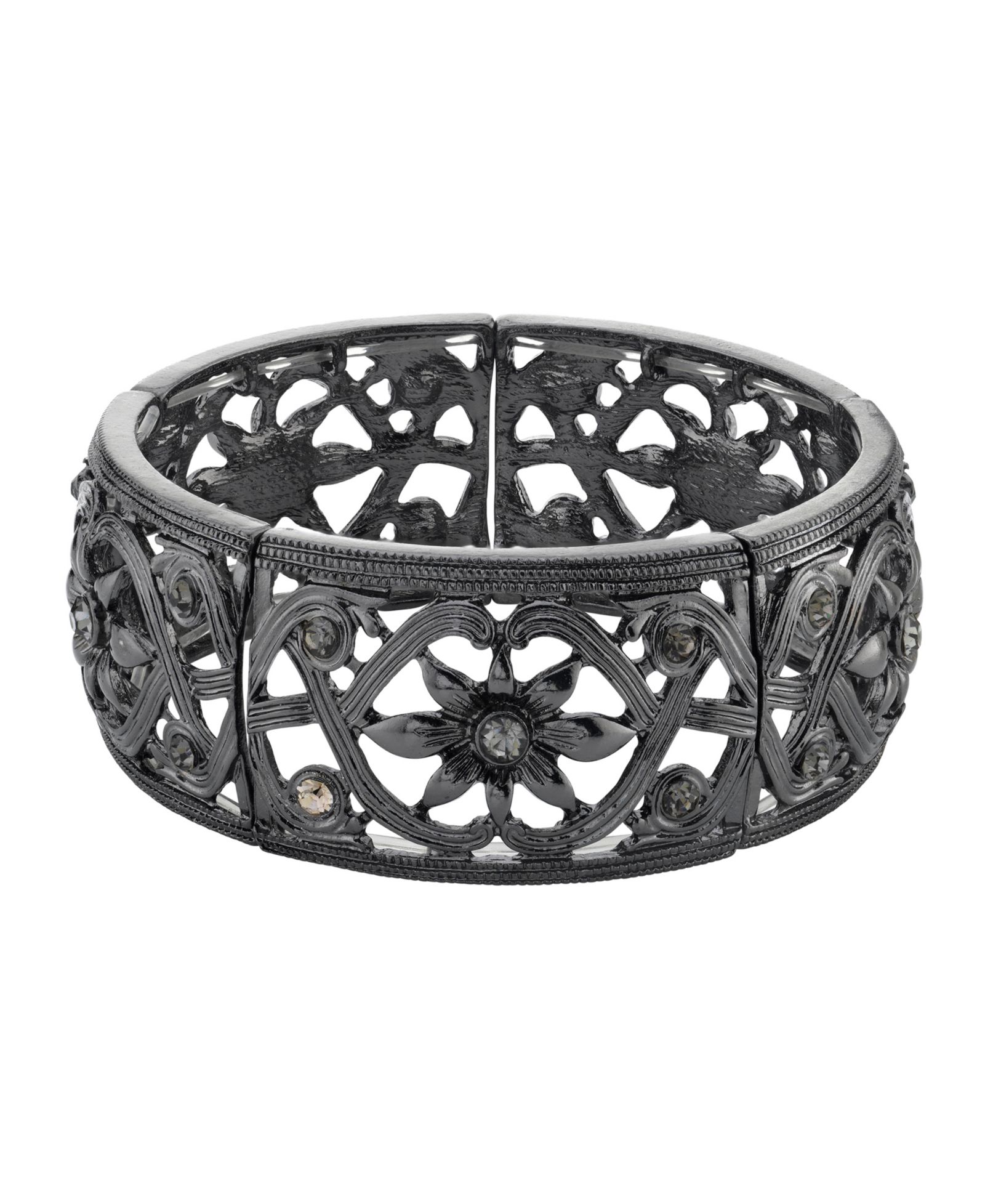 Растягивающийся браслет 2028 Hematite-Tone
