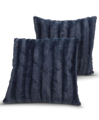 Декоративные подушки Cheer Collection Faux-Fur, 2-Pack, 18" x 18"